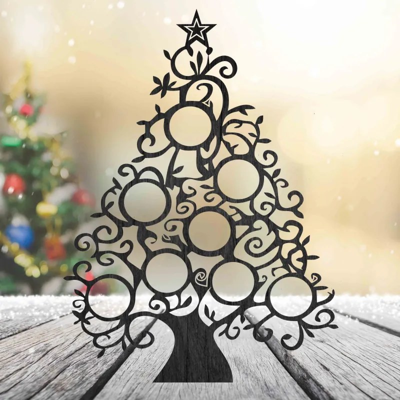 SENTOP | Pom de Crăciun din lemn natural - 40 cm, 50 cm și 70 cm| SORTOP
