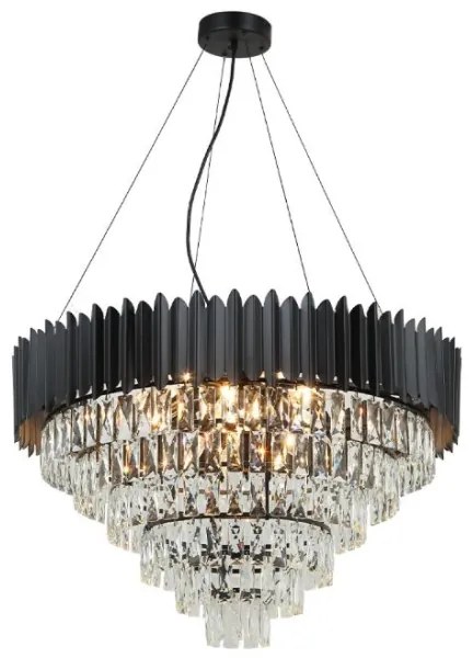 Brilagi - Lustră suspendată pe cablu CARLOS 11xE14/40W/230V Ø 80 cm