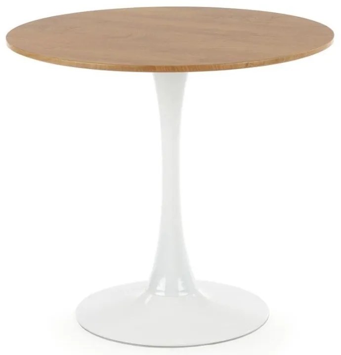 Masa de bucaterie Sting, lemn natural/alb