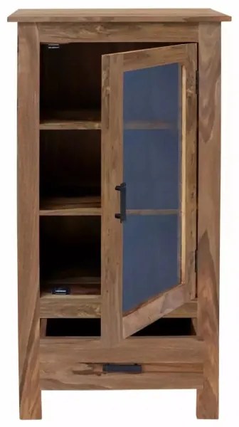 Bibliotecă RAMI 120x60 cm lemn masiv/palisandru