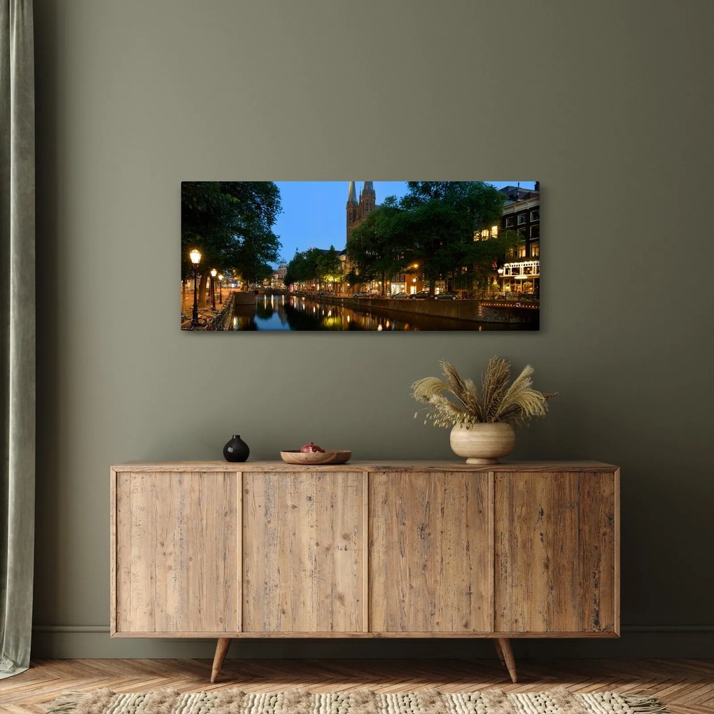 Tabou orașului istoric nocturn (120x50 cm)