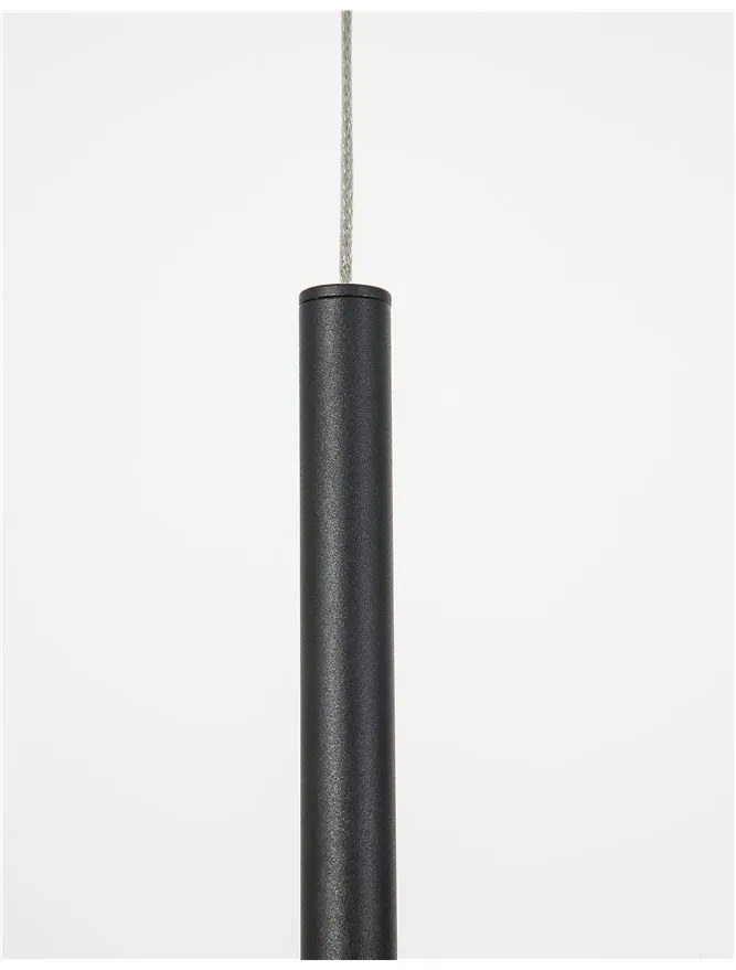 Pendul LED design liniar ELETTRA negru