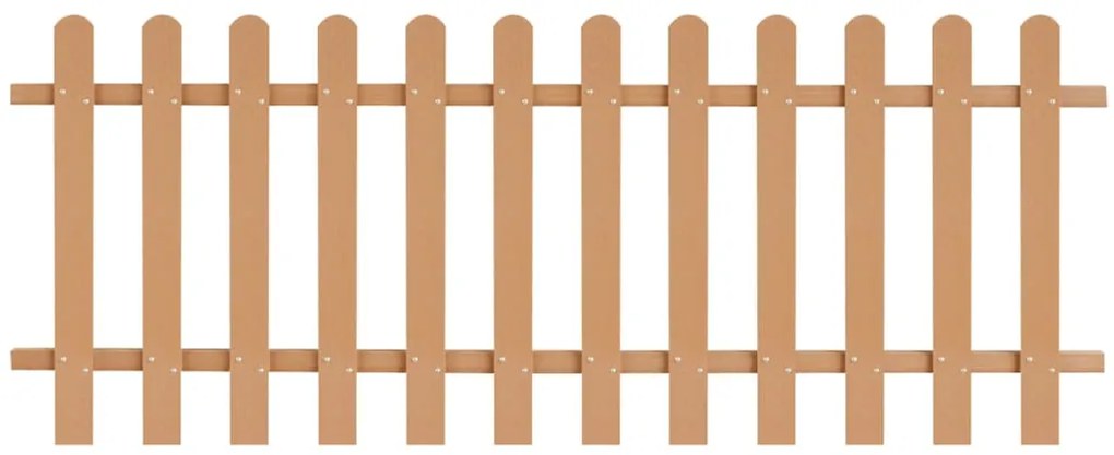 vidaXL Gard din șipci, 200 x 80 cm, WPC