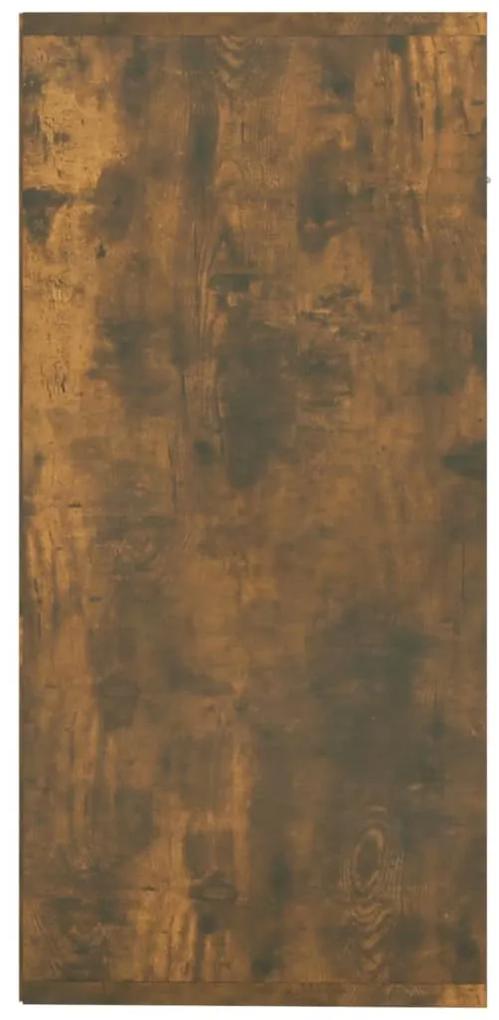 Dulap lateral, stejar fumuriu, 88x30x65 cm, lemn compozit Stejar afumat, 1