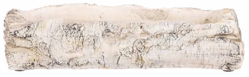 Husă pentru flori - jardiniere, imitație demesteacăn, 32 x 12 x 8 cm, 32 cm