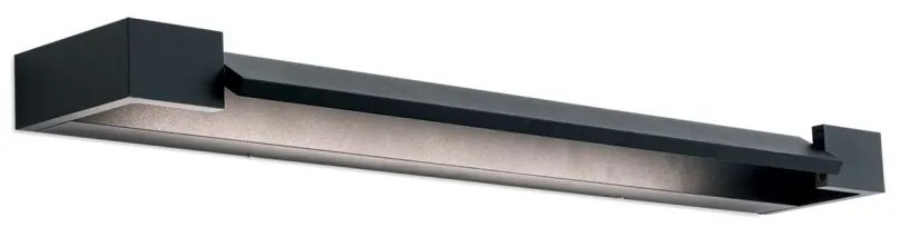Aplica pentru oglinda baie reglabila IP44 MARILYN L-60cm negru