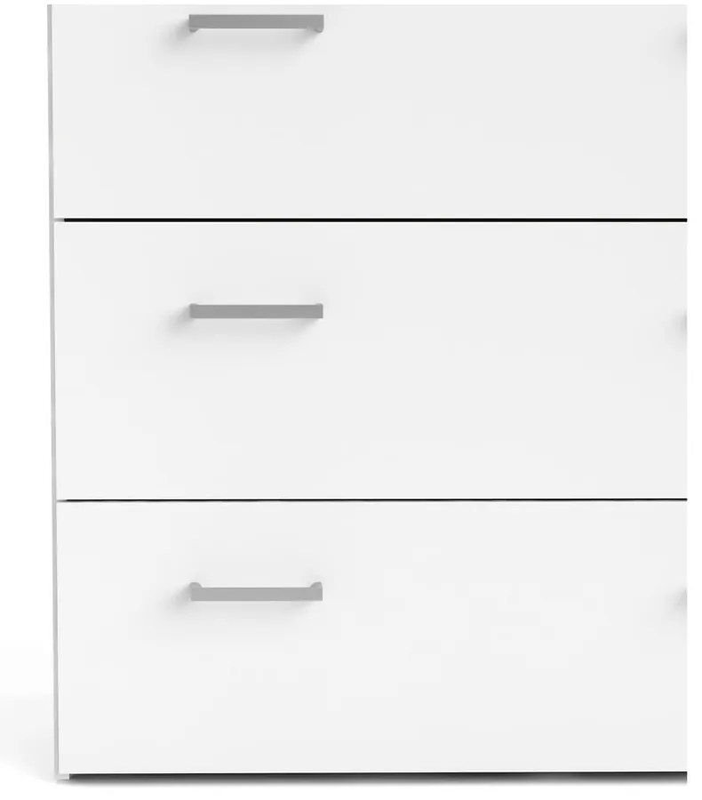 Comodă albă înaltă 74x115 cm Space – Tvilum