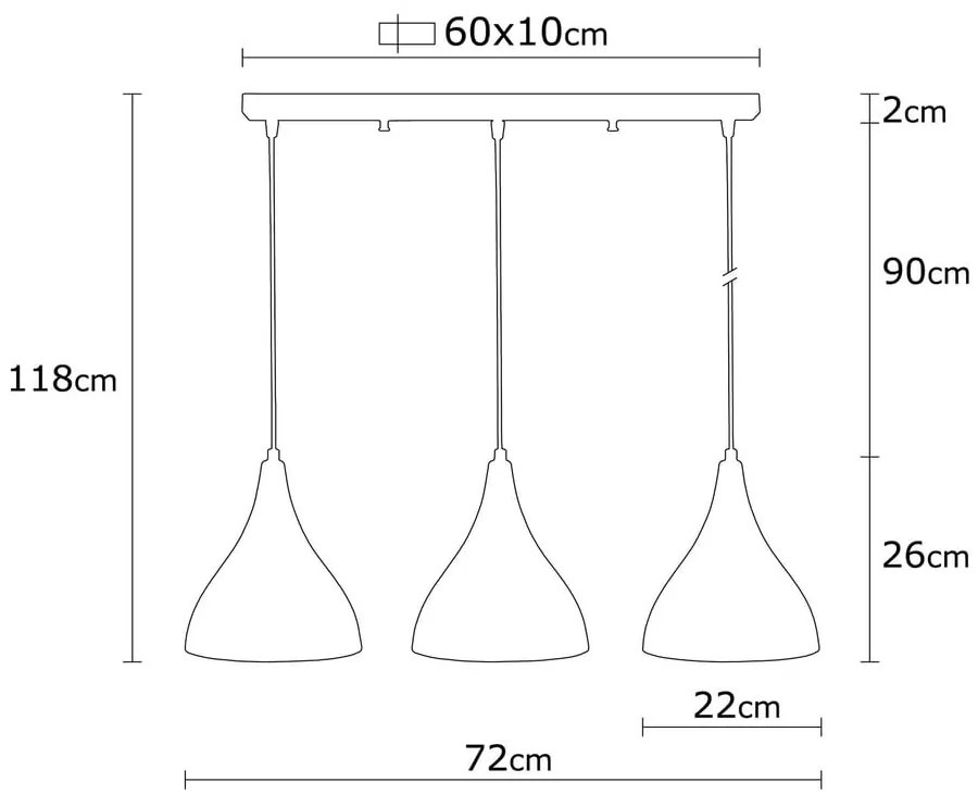 Lustră neagră cu abajur din metal Sağlam – Opviq lights