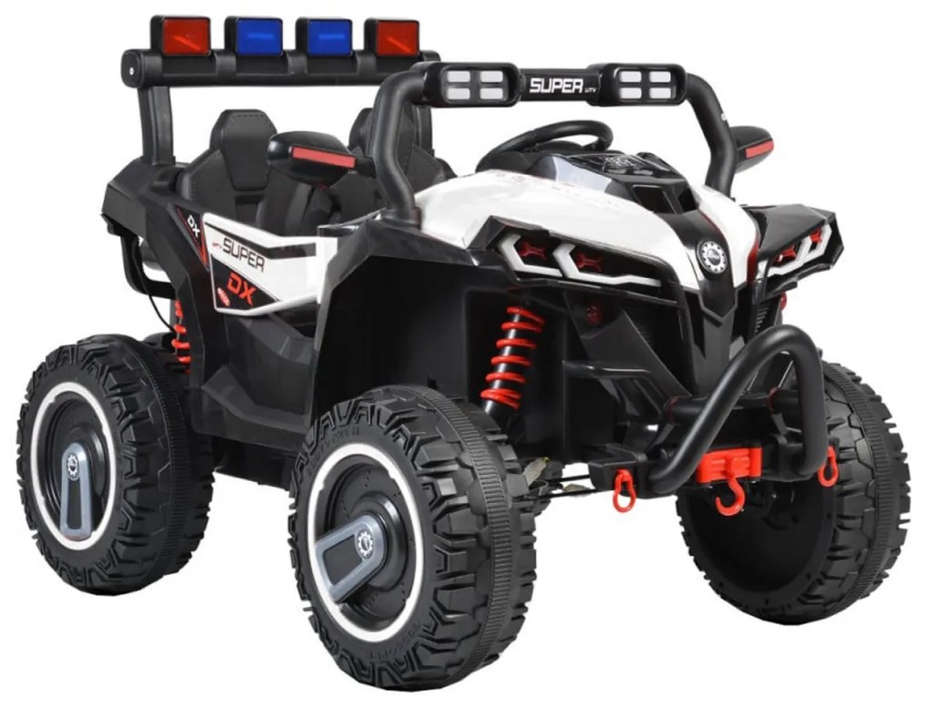 Masinuta Electrica cu acumulator pentru copii NOVOKIDS™ Super Beasty Buggy UTV , 2 locuri, Cu faruri luminoase, Telecomanda, 3-9 ani , max 30 kg ,