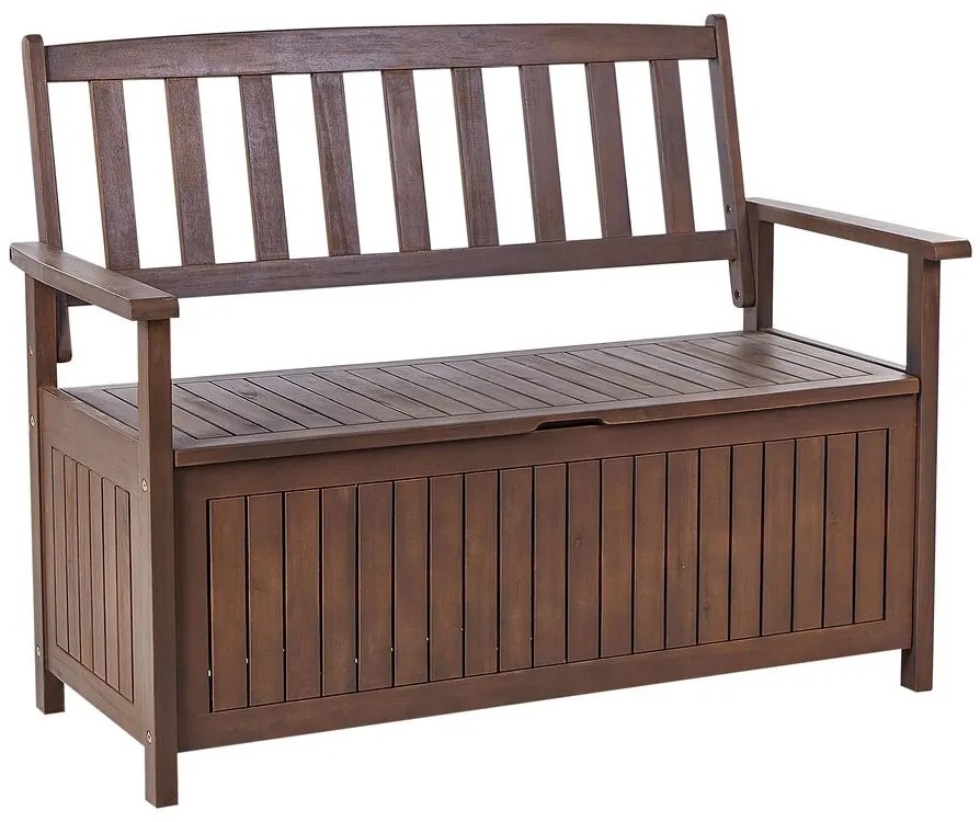 Bancă de grădină Sefu (lemn închis) (cu sp. depozitare)). 1075974