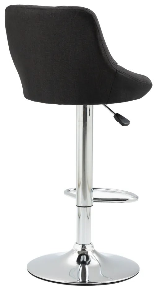 Scaun de bar, negru/crom, MARID