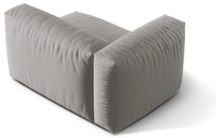 Modul pentru canapea modulară gri deschis (cu colț pe partea stângă ) Martina – Micadoni Home