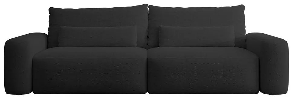 Canapea trei locuri Carlito 3 (negru). 1099593