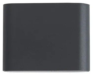 Aplica LED de perete pentru iluminat exterior, up/down, IP65 Cini grafit