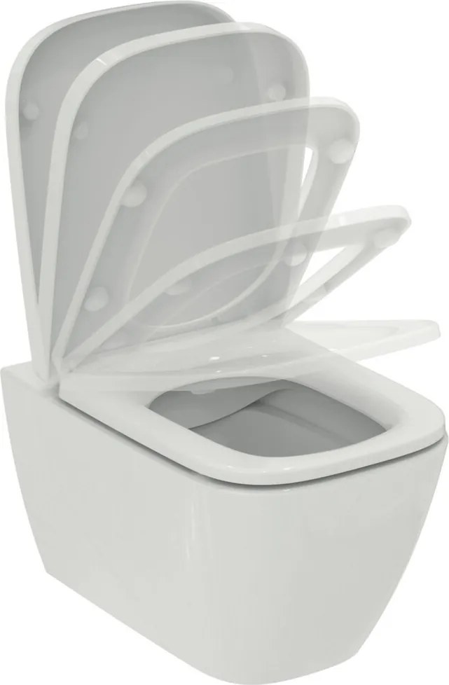 Set vas wc suspendat rimless Ideal Standard I.Life B alb si capac softclose