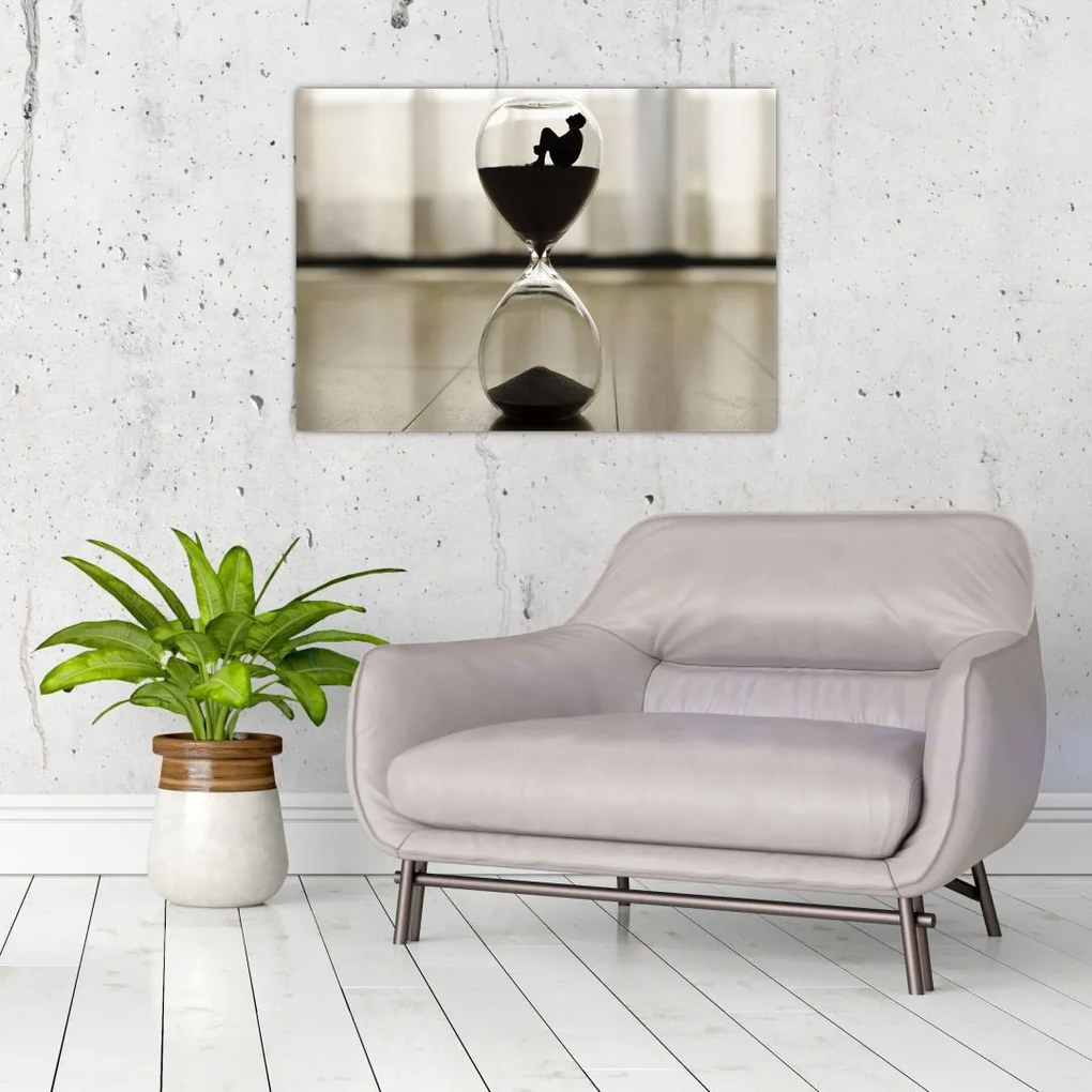 Tablou cu clepsidra (70x50 cm)