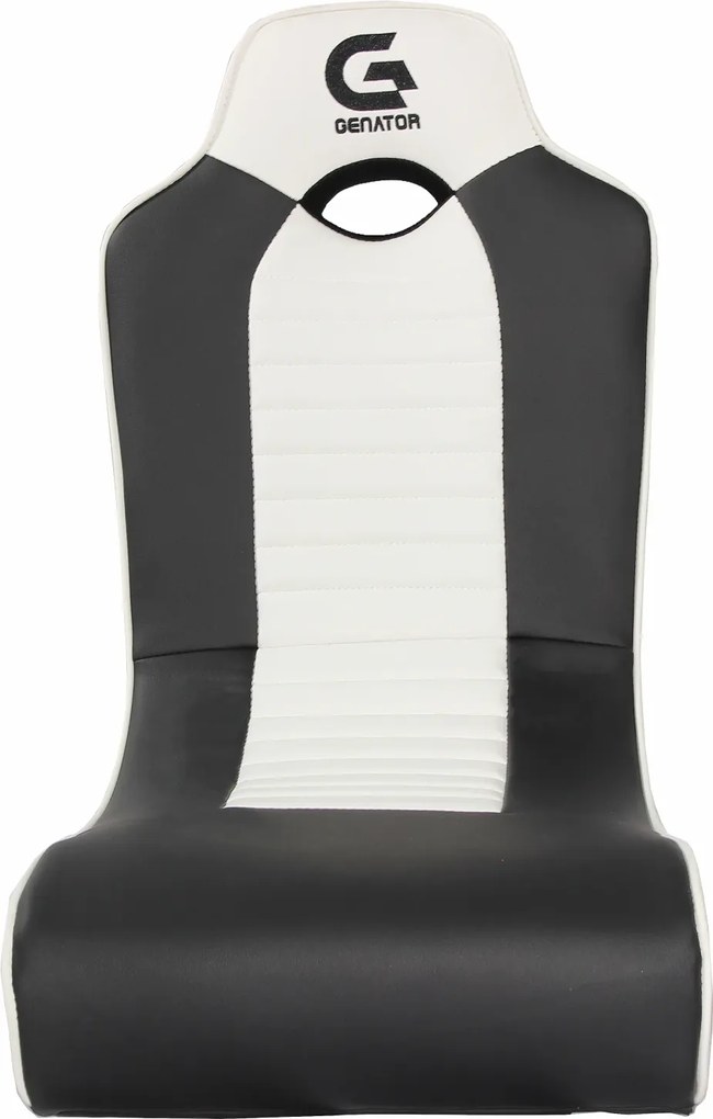 RESIGILAT- Fotoliu gaming, boxe încorporate, conectare Bluetooth, pliabil, PU, Negru/Alb