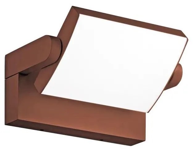 Aplică LED de exterior Ideal Lux SWIPE LED/21W/230V CRI 90 IP54 maro