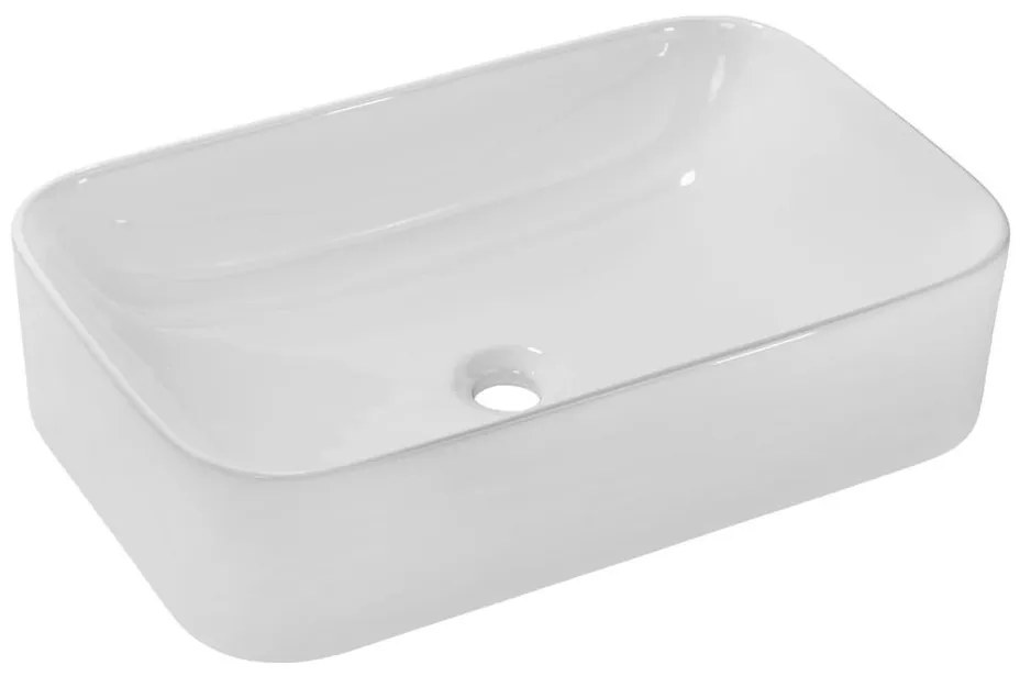 COMAD UN-KATI60-SW 7857B(60) - Lavoar pe blat KATI 61x38 cm alb lucios