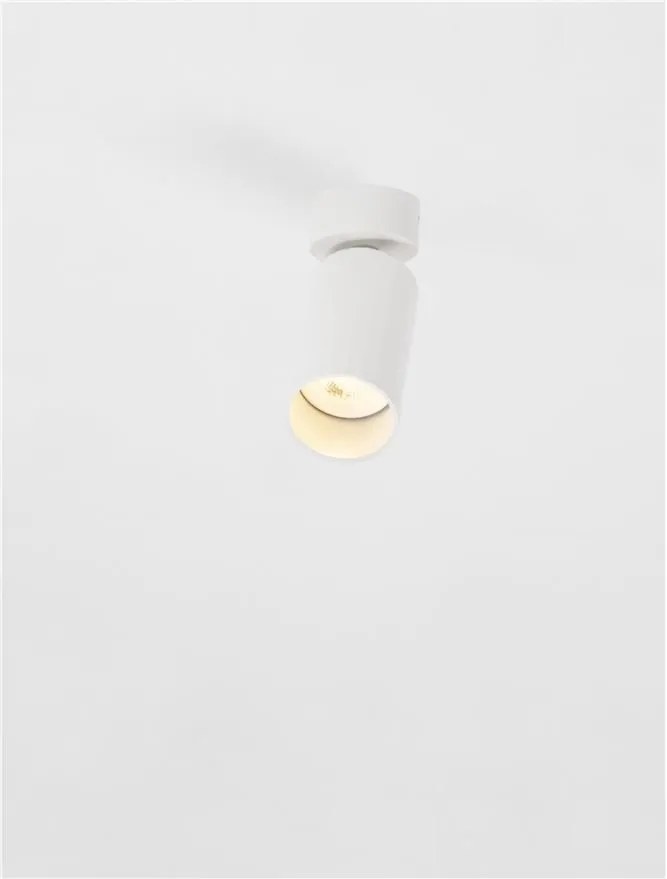 Spot aplicat design tehnic ZELOS alb