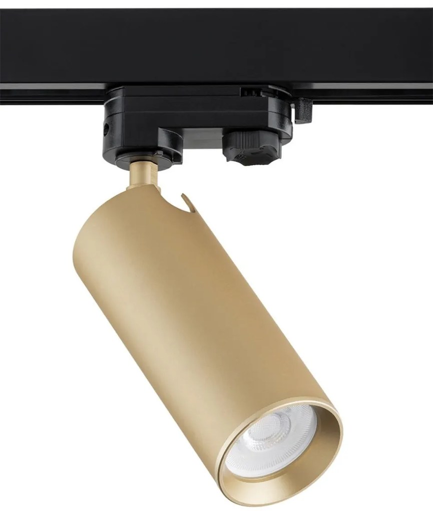 Spot pe sina TORELLO auriu / Accesoriu pentru sinele trifazate ARGON T-RACK