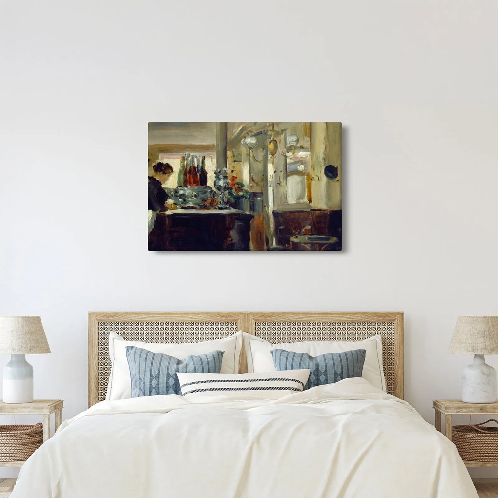 Tablou - Style of Edouard Manet, Bon Bock Cafe, reproducere (90x60 cm)