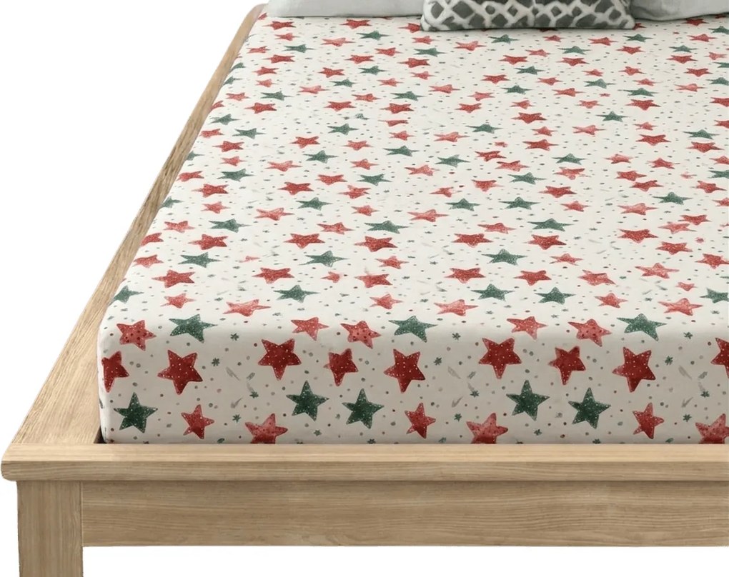 Cearsaf din microfibra COLORFUL STARS colorat 180x200 cm