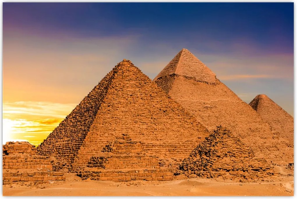 Tablou - Piremidele din Egipt (90x60 cm)