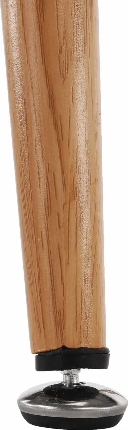 Masă de bar, negru/stejar, diametru 60 cm, IMAM