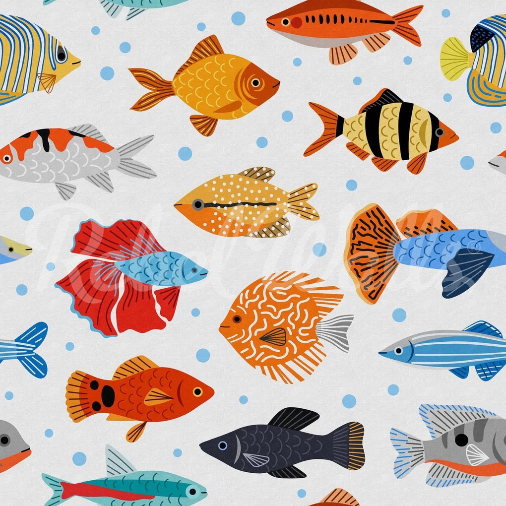 Fototapet, Fish Shoal, Day, Rebel Walls