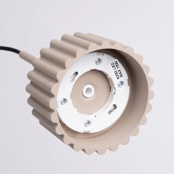 Sollux SL.2683 - Lustră suspendată pe cablu AURA 1xGX53/10W/230V taupe