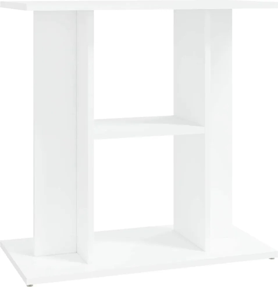 vidaXL Suport pentru acvariu, alb, 60x30x60 cm, lemn prelucrat