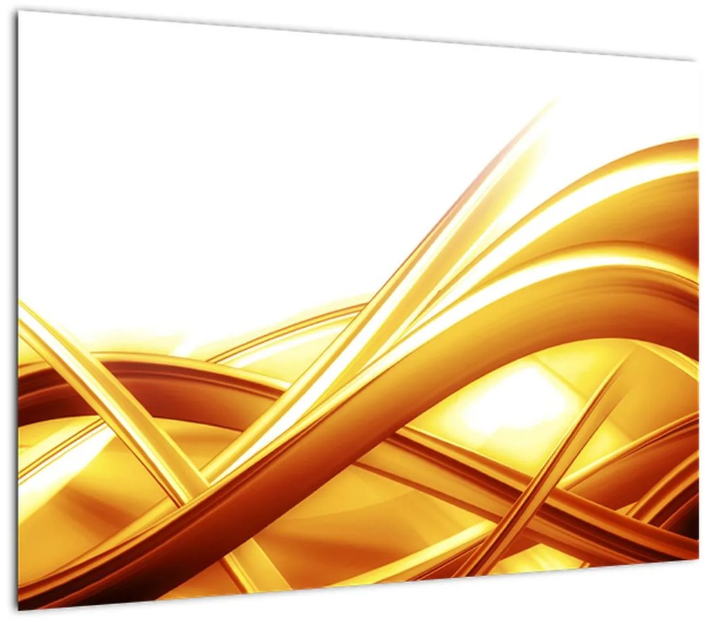 Tablou - Abstrac galben (70x50 cm)