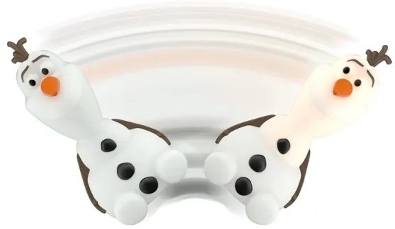 Philips 71768/08/16 - Lampă pentru copii Disney Frozen Olaf LED/0,3W/2xAAA om de zăpadă