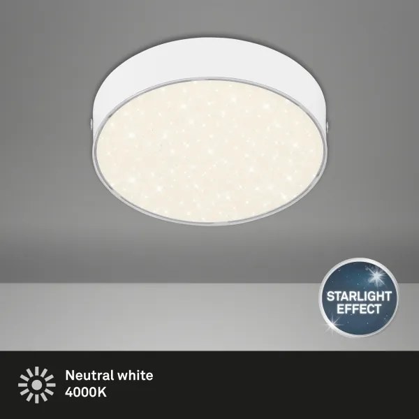 Plafonieră LED Briloner 7072-416 STAR SKY LED/11W/230V d. 15 cm alb