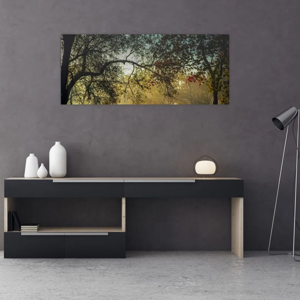 Tablou cu răsărit de soare (120x50 cm)