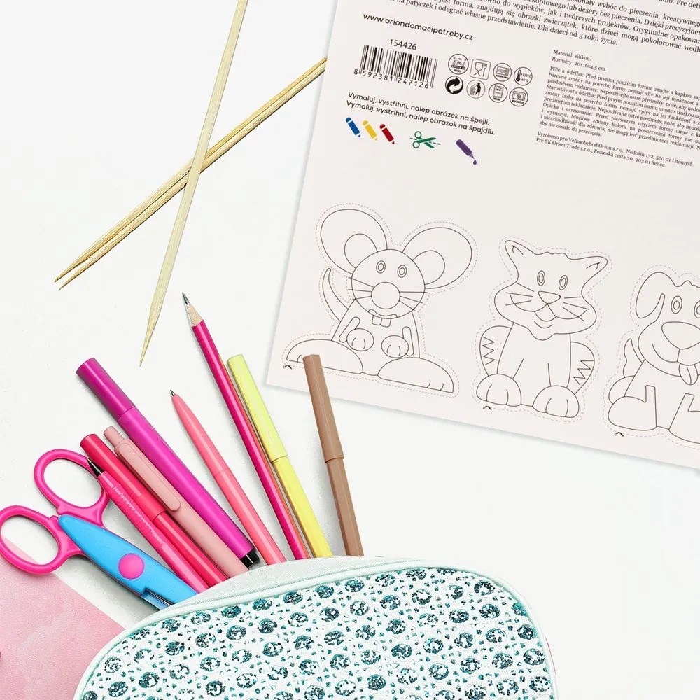 Formă de copt din silicon 20x16 cm Statek – Orion