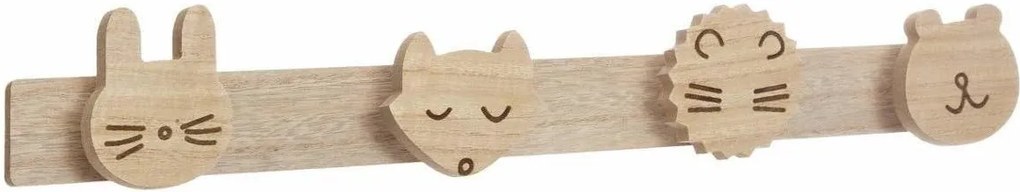 Cuier pentru copii ANIMAL, 55 cm, motiv animale