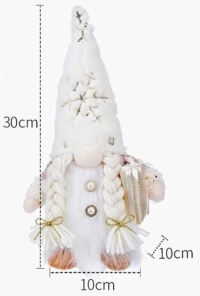 Spirite de Craciun iluminat JINGLE 30 cm - diferite tipuri Culoare: Maro