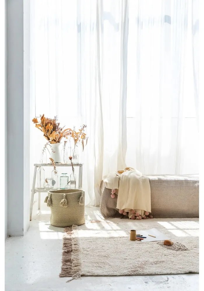 Covor pentru copii crem lavabil/țesut manual din bumbac 170x240 cm Pine Forest – Lorena Canals