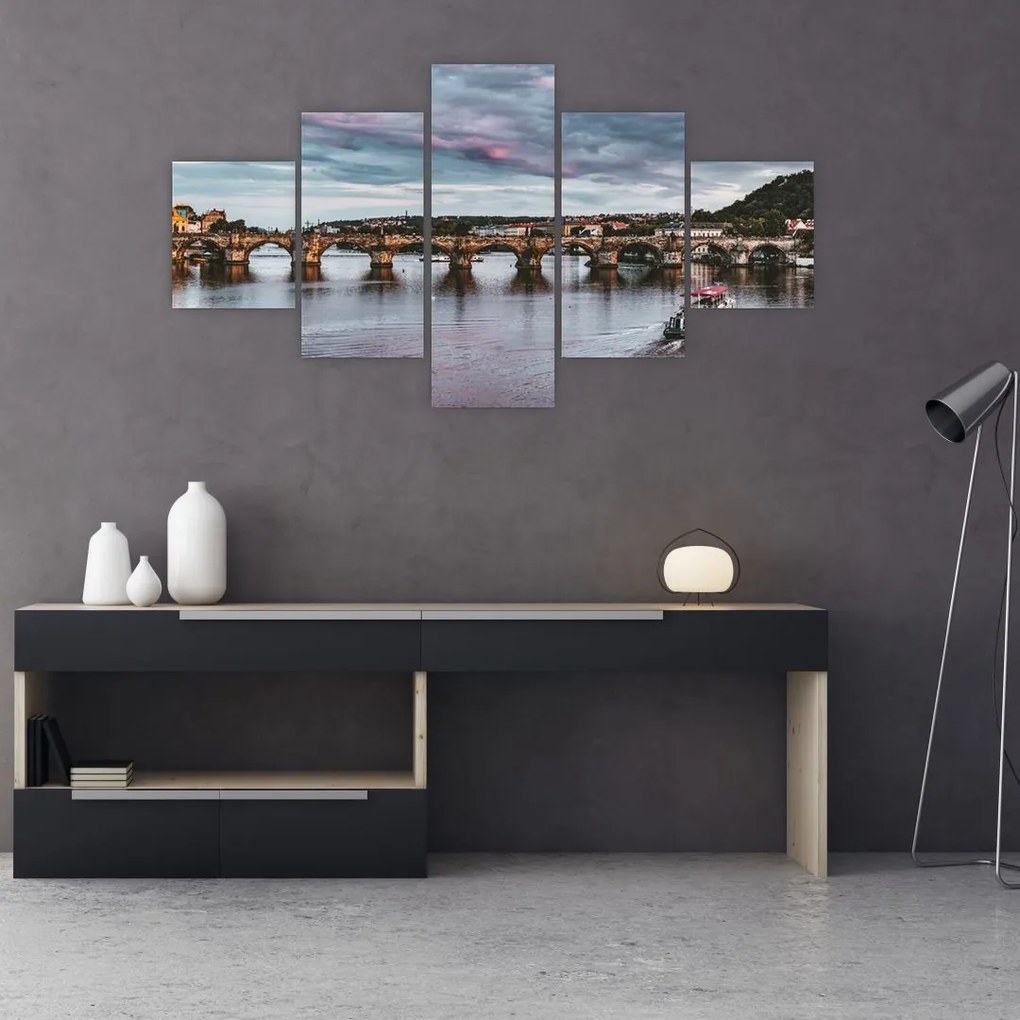 Tablou cu Vltava (125x70 cm), în 40 de alte dimensiuni noi