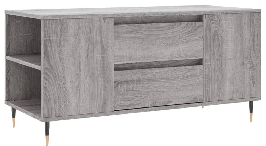 vidaXL Măsuță de cafea, gri sonoma, 102x44,5x50 cm, lemn prelucrat