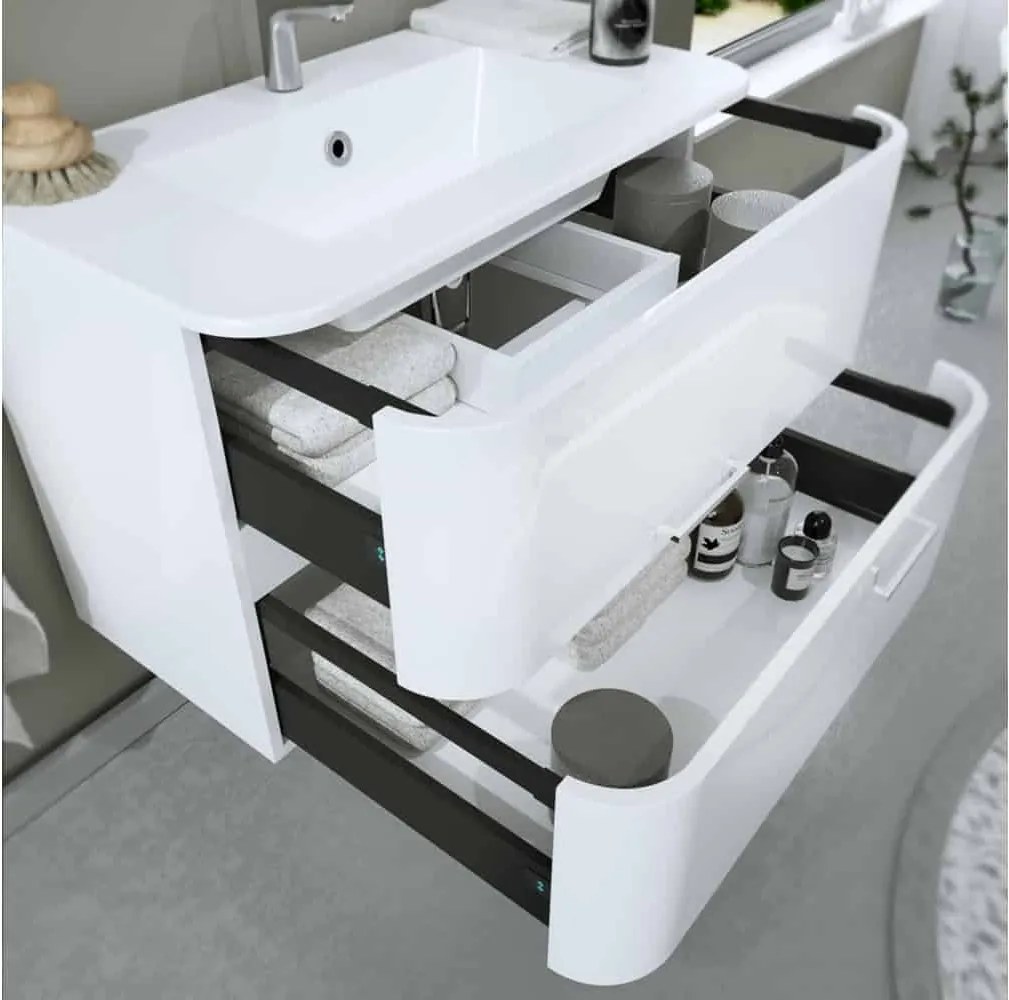 Set lemn masiv Mobilier Baie Suspendat Glint