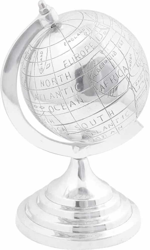 vidaXL Sculptură Argintiu 16.5 x 14 x 26 cm Aluminiu