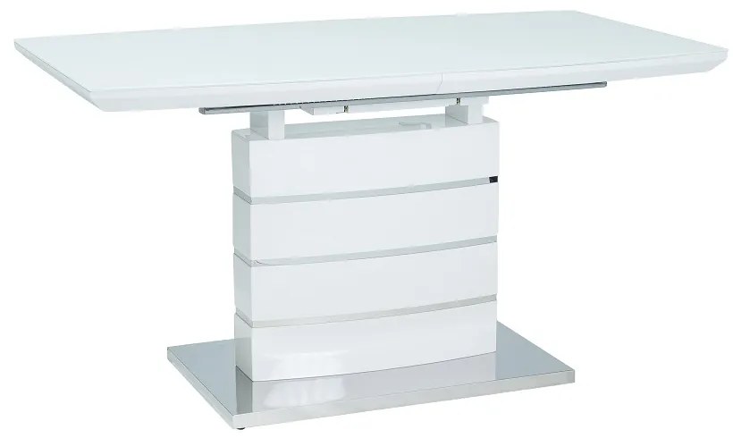 Masa de bucaterie Taylor 140 x 80 cm, alba