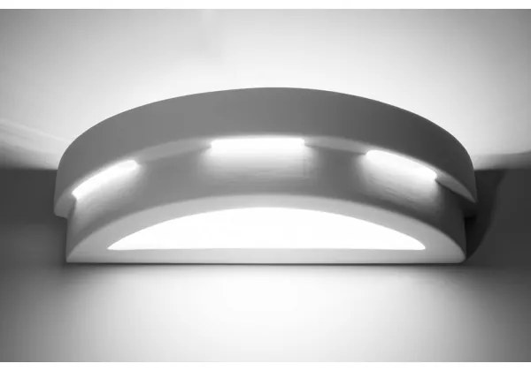 Aplică perete HELIOS 1xE27/60W/230V alb