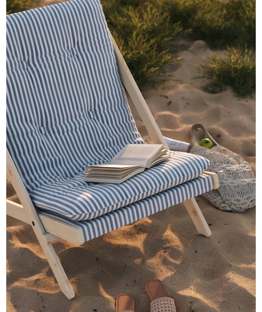 Fotoliu pliabil Karup Design Boogie Raw/Wheat Beige