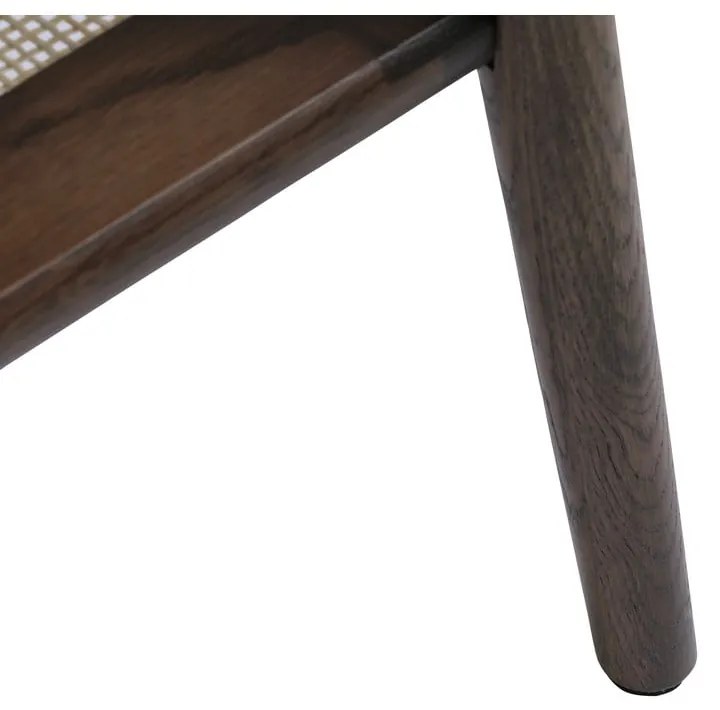 Măsuță de cafea maro cu blat cu aspect de lemn de stejar 60x120 cm Barrali – Unique Furniture