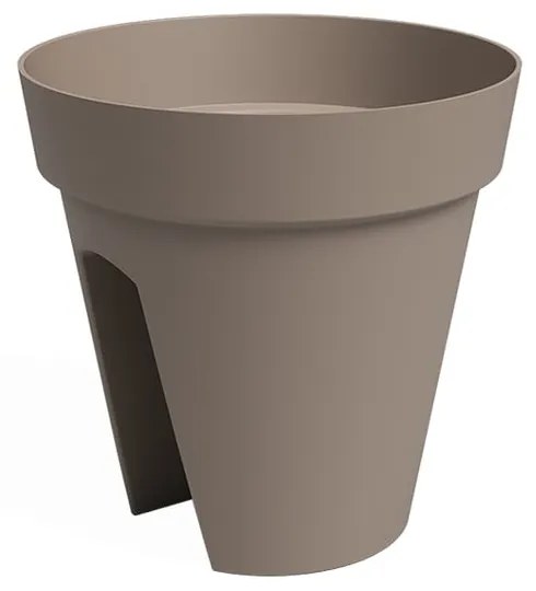 Ghiveci pentru balustradă din plastic reciclat de agățat / de perete ø 30 cm Capri – Artevasi