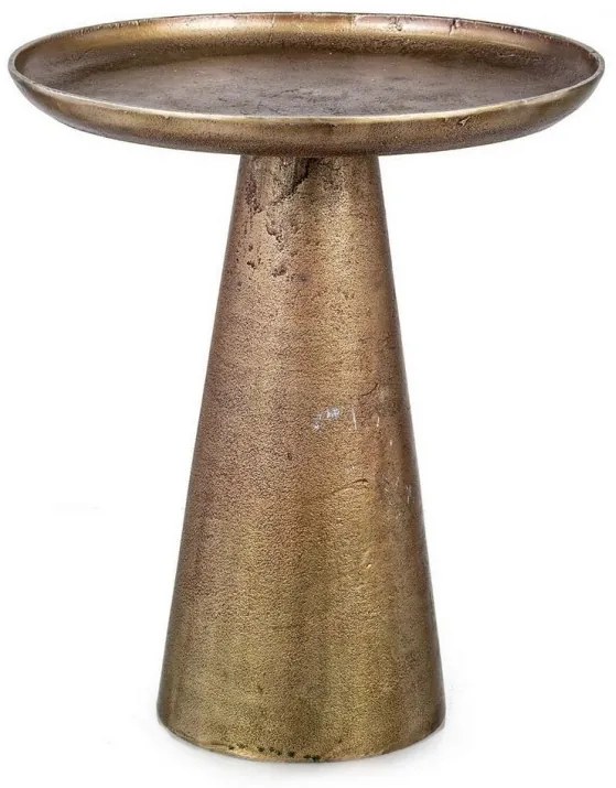 Masuta de cafea aurie din metal, ∅ 39 cm, Kulvir Bizzotto